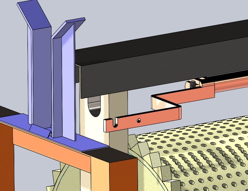 Left dangler connection after redesign