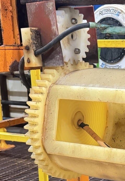 Left dangler connection before redesign