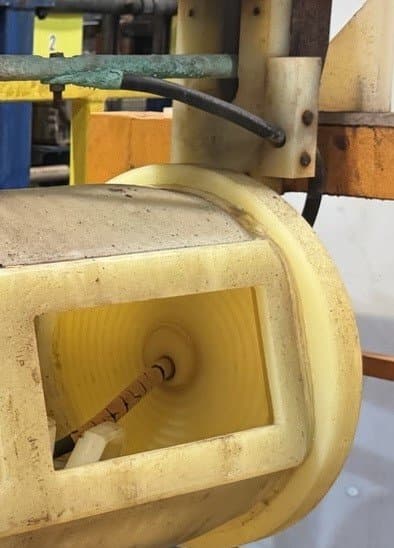 Right dangler connection before redesign